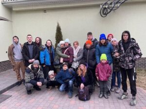 Safe Haven kids together for the last time before the war forced them to divide between the men over 18 who were required to stay in Ukraine as part of the military mobilization and the women and younger children who traveled to the Czech Republic as refugees.
